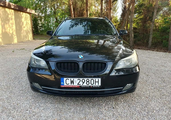 BMW Seria 5 cena 29990 przebieg: 226000, rok produkcji 2008 z Włocławek małe 466